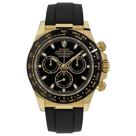 rolex daytona in oro giallo con bracciale oysterflex